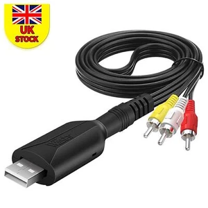 USB 2.0 VHS To DVD Adapter Video Capture USB2.0 to RCA Converter for Mac OS 10.3 - Picture 1 of 5