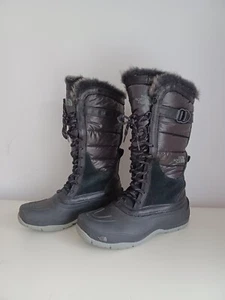 Stivali da neve THE NORTH FACE donna invernali in pelliccia Primaloft impermeabili UK 6 - Foto 1 di 24