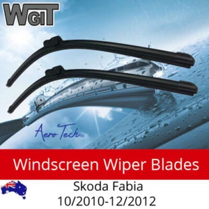Windscreen Wiper Blades For for Skoda Fabia - 10-2010-12-2012 Aero Tech Design - Picture 1 of 3