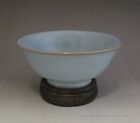 Chinese Old Ru Kiln Pink-Blue Glaze Porcelain Bowl