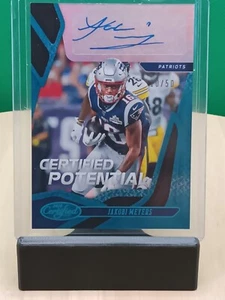2020 Certified Potential Jakobi Myers #CP-JM Aqua /50 Auto New England Patriots - Bild 1 von 3