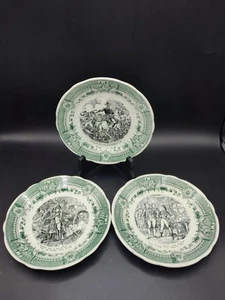 3 Assiettes parlantes, Napoléon, Sarreguemines, Orig Print 1830 - Imagen 1 de 12
