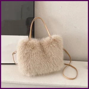 Bolso de Mano de Piel Sintética Para Mujer Cubo Diseño de Lujo Damas Bolsos de Mano Suave Invierno - Imagen 1 de 29