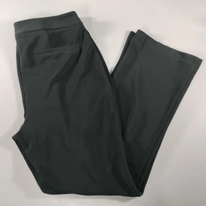 Chico's Straight Leg Stretch Flat Front Black Dress Pants Womens Size 1 - Picture 1 of 7