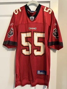 M-Maglia uomo Reebok On Field Tampa Bay Buccaneers-Derrick Brooks-usata-Bella - Foto 1 di 5