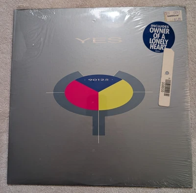 SEALED Yes 90125 LP Original 1983 Hype - Image 1 of 4