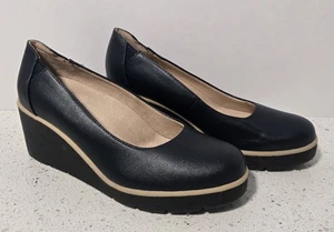 Bomba de cuña Soul Naturalizer About Time para mujer azul marino talla 9  - Imagen 1 de 6