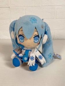 TAITO Hatsune Miku SNOW MIKU 5,9 Zoll Kuscheltier 2010 & 2011ver. aus Japan - Bild 1 von 5