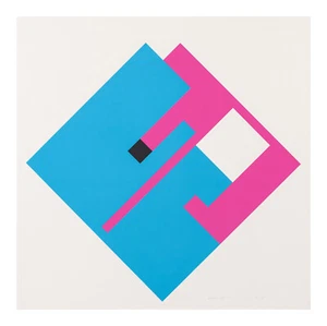 Bruno Munari, original Serigraphie, signiert und nummeriert - Bild 1 von 1