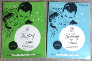 It's Wedding Time Vol 1 & 2 Singspiration Fred Bock Harold De Cou Norman Johnson - Picture 1 of 6