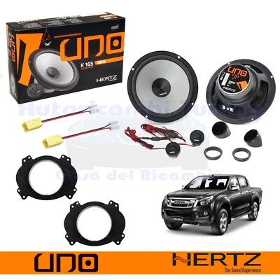 Coppia Casse Altoparlanti a 2 vie Hertz K165 serie UNO Ant per ISUZU D-MAX II - Immagine 1 di 4