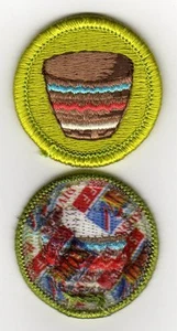 Basketry Verdienstabzeichen, Typ J "Scout Stuff" Rückseite (2002-10), neuwertig! - Bild 1 von 1