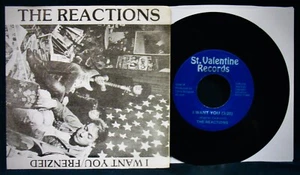 THE REACTIONS~I Want You~Rock 45 + Picture Sleeve~ST. VALENTINE #SVR 014 - Picture 1 of 2