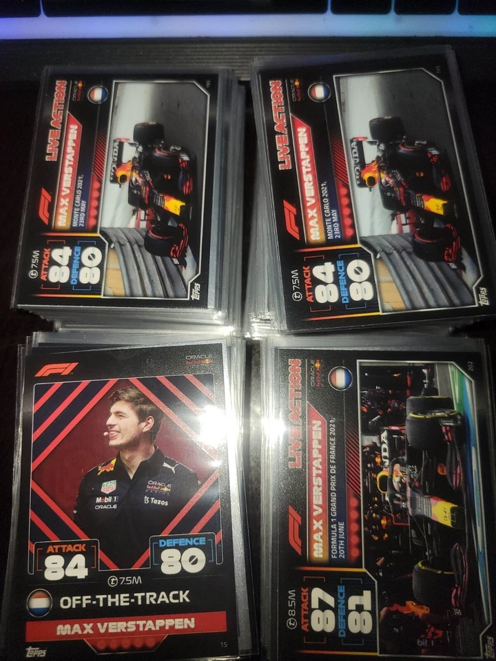 2022 Topps Turbo Attax F1 Pick a Card Max Verstappen - Image 1 of 1