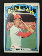 1972 Topps #107 Jose Curz St. Louis Cardinals