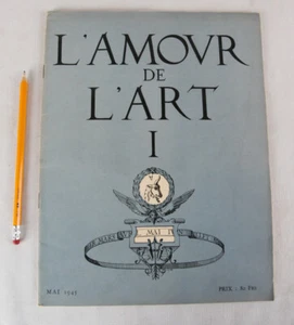 L'Amovr (L'Amour) de L'Art I, 1945 Magazine, France, w Tipped In Prints, #1 - Picture 1 of 4