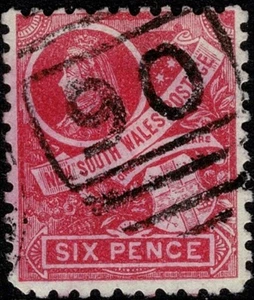 NSW Numeral 90 Grafton - Tipo 4D2 (6 x 12 mm) Sin clasificación. - Imagen 1 de 1