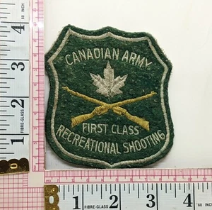 Canadian Army First Class Recreational Shooting Patch Crest f8 - Picture 1 of 1