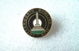 LUTTERWORTH BOWLING CLUB ENAMEL BADGE - Picture 1 of 2