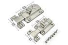 Toilet Shed Door Stainless Steel Latch Shed Lock Small/Med/Large Slide  Bathroom