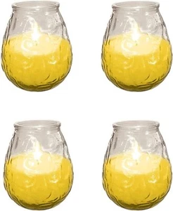 Pack of 4 Citronella Candles Citronella Candle Perfect for Enjoying Outdoors New - Picture 1 of 8