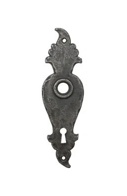 Artes y manualidades de hierro fundido de 7 pulgadas Placa trasera de puerta martillada Foto 1 de 2