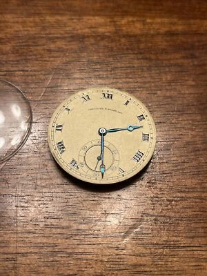 Antiguo movimiento reloj bolsillo theodore b. starr - reloj verde co verithin sussie Foto 1 de 4