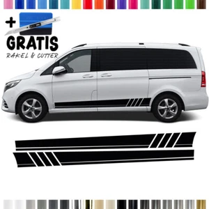 Seiten-Streifen Aufkleber-Set, Passend für Mercedes V-Klasse - Bild 1 von 8