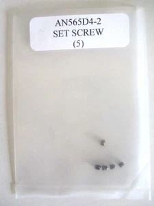 AN565D4-2 Juego de Tornillos 4-40 x 1/8" Punta de Taza Sin Cabeza Acero Ranurado - Lote de 5 - Imagen 1 de 5