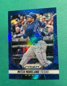 2014 Panini Prizm Blue 42 #146 Mitch Moreland /42 TEXAS RANGERS - Picture 1 of 2