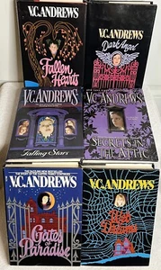 V.C. Andrews 1980s HC/DJ Books Various Series Majority Casteel/Heaven 1st Ed. - Imagen 1 de 15