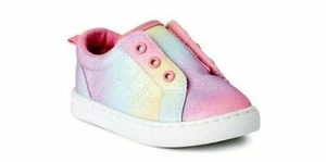 Wonder Nation Infant Girl Laceless Casual Sneaker, Various Sizes - Picture 1 of 7