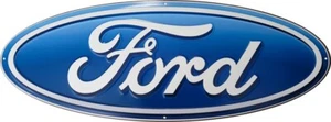 Ford Emblem Oval Die Cut Sign 20 Inches x 8 Inches New Shop Garage Barn Decor - Picture 1 of 1