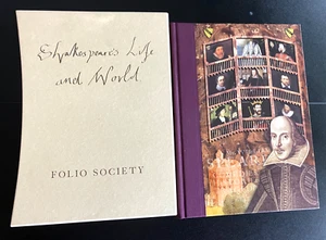 2004 Folio Society SHAKESPEARE'S LIFE AND WORLD Katherine Duncan-Jones MINT BOOK - Imagen 1 de 6