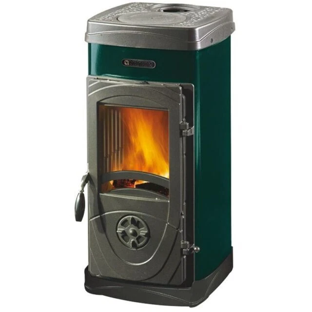 Nordica Super Junior Stufa a Legna - Verde ( 8022724345252)