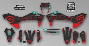 Gas Gas 700 Black Motorex SM ES Enduro Supermoto 2022 23 24 Graphics decal kit - Picture 1 of 3