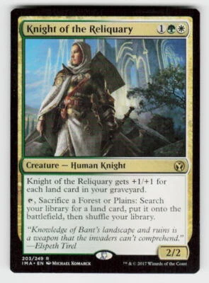 Iconic Masters #203 Knight of the Reliquary - Image 1 of 2