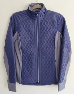 NWT Zero Restriction Women's Small Sydney Quilted Golf Jacket Storm Blue Gray - Picture 1 of 12