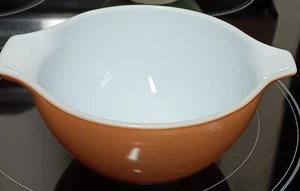 Vtg PYREX #441 Cinderella Bowl 1.5 Pt. Brown - Picture 1 of 5