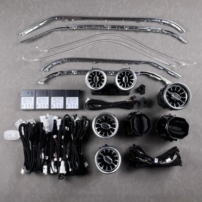 Para 2015-2019 Mercedes-Benz C Class W205 64 cores ventilação de ar LED conjunto de luz ambiente - Imagem 1 de 4