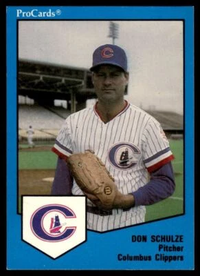 1989 ProCards Minor League #753 Don Schulze - Columbus Clippers - Image 1 of 2