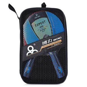 1 Pair Professional Table Tennis Paddle Ping Pong Racket Paddle Bat -Long Handle - Picture 1 of 5