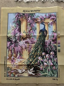 Rare TAPESTRY Royal Paris 158CMX73CM Peacock In Paradise NEW - Picture 1 of 7