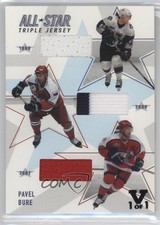 2002-03 ITG Be A Player Memorabilia Vault Black 1/1 Pavel Bure #ASTJ-03 HOF 1y7