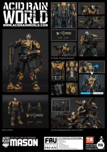 Figura de acción completa coleccionables Acid Rain World FAV-A72 Mason 1:18 nueva en stock - Imagen 1 de 4