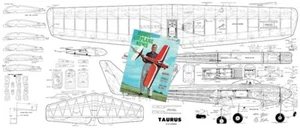 Model Airplane Plans (RC): Taurus 70" Classic Pattern for .45 by Ed Kazmirski - Picture 1 of 4