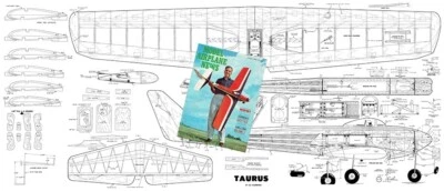Model Airplane Plans (RC): Taurus 70" Classic Pattern for .45 by Ed Kazmirski - Image 1 of 4