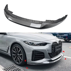 Front Bumper Spoiler For BMW 4Ser G26 M Sport M440i i4 M50 Gran Coupe 2020-2024 - Picture 1 of 7