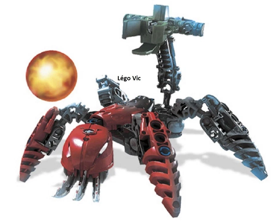 Lego 8931 Bionicle Mahri Nui Matoran Thulox robot Complet + notice de 2007 -NN7 - Photo 1/1