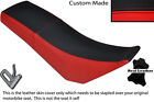 Black And Red Custom Fits Derbi Senda Baja 125 Dual Leather Seat Cover